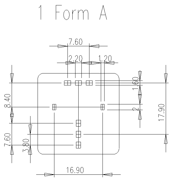 Mini Power Auto Electrical Relays ,  Pcb Type 4 Pin Spdt Automotive Relay 12 volt 80 amp relay General purpose relay 4