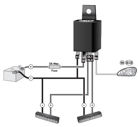 Dual Function HELLA Smart Control Time Delay Relay 5DF 980 818-01 1