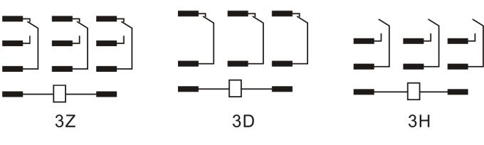 JQX-38F 3PTD Automotive Power Relay 220VAC Voltage 4