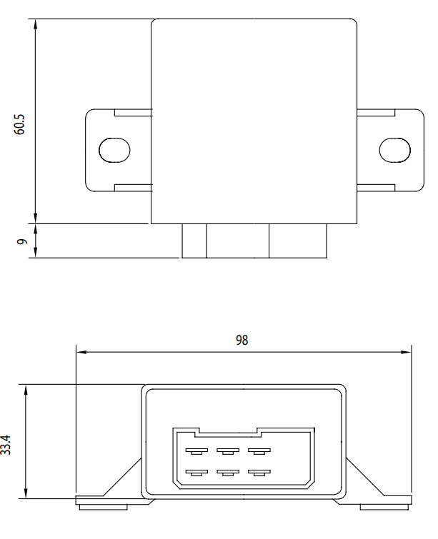 Flasher Relay Blinkgeber 4DM 001 863-081 12V/24V For Mercedes-Benz 1