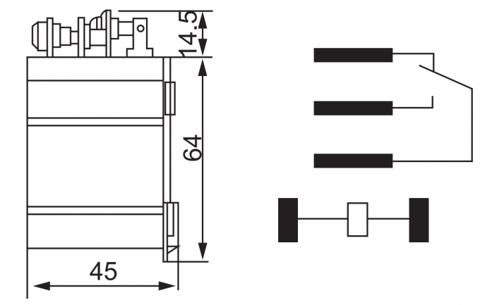 JQX-40F/40 50A SPDT Electromagnetic Power Relay 24V 0