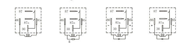 Non Waterproof 5 Prong Universal 24Volt Relay With Black Cover Braided Wire 0332019203/0332204203 11