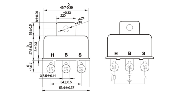 058800 0342 Auto Parts  Ford  Cars 6 Volt Horn Relay With Silver Metal Cover 86530-22010 pure copper wire 6