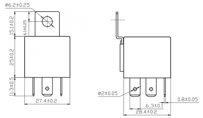 4 Pins Heavy Duty Relay Jd1912 12v 40a Waterproof Automotive Relay 0
