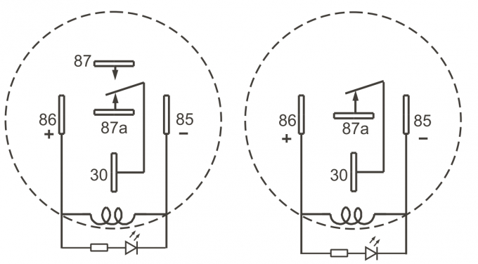 Automotive 12v 40a 5 Pin European Peugeot 405 relay 9458628780 5
