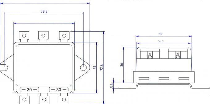 12 Voltage 60amp Dual Headlight Relay For Common Application Headlamps With Fuse High Amperage Relay 3