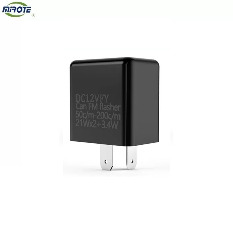 ABS Cover 2 Pin Speed Adjustable Motorcycle Led Flasher Relay